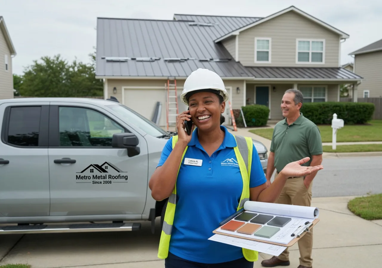 Storm Damage Metal Roof Repair in Harford, PA